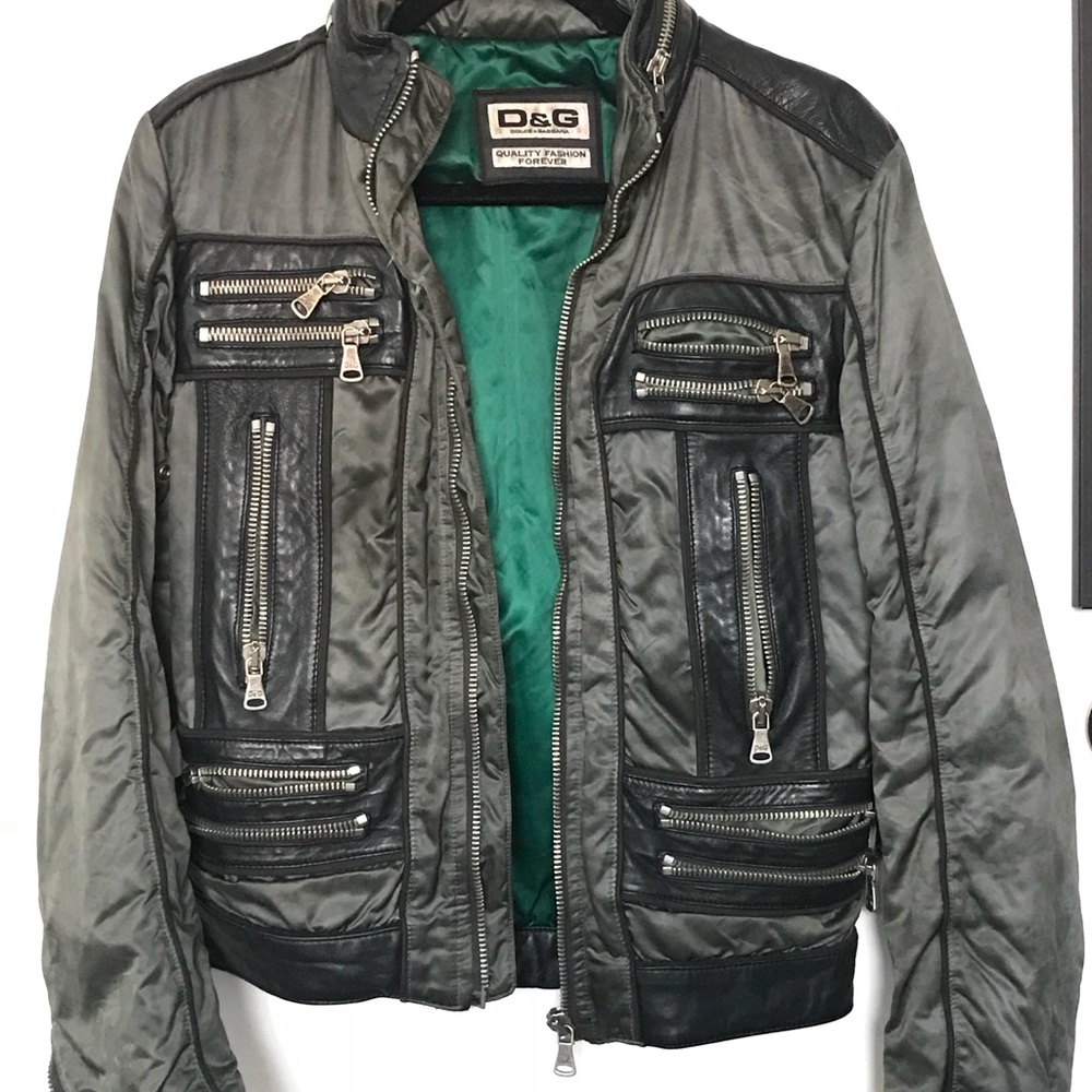 Rare Dolce & Gabbana Leather Jacket